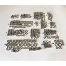 SPOJOVACÍ MATERIÁL MOTOCYKLU (BEZ MOTORU) - ČZ 175/487 - NEREZ NELEŠTĚNÝ